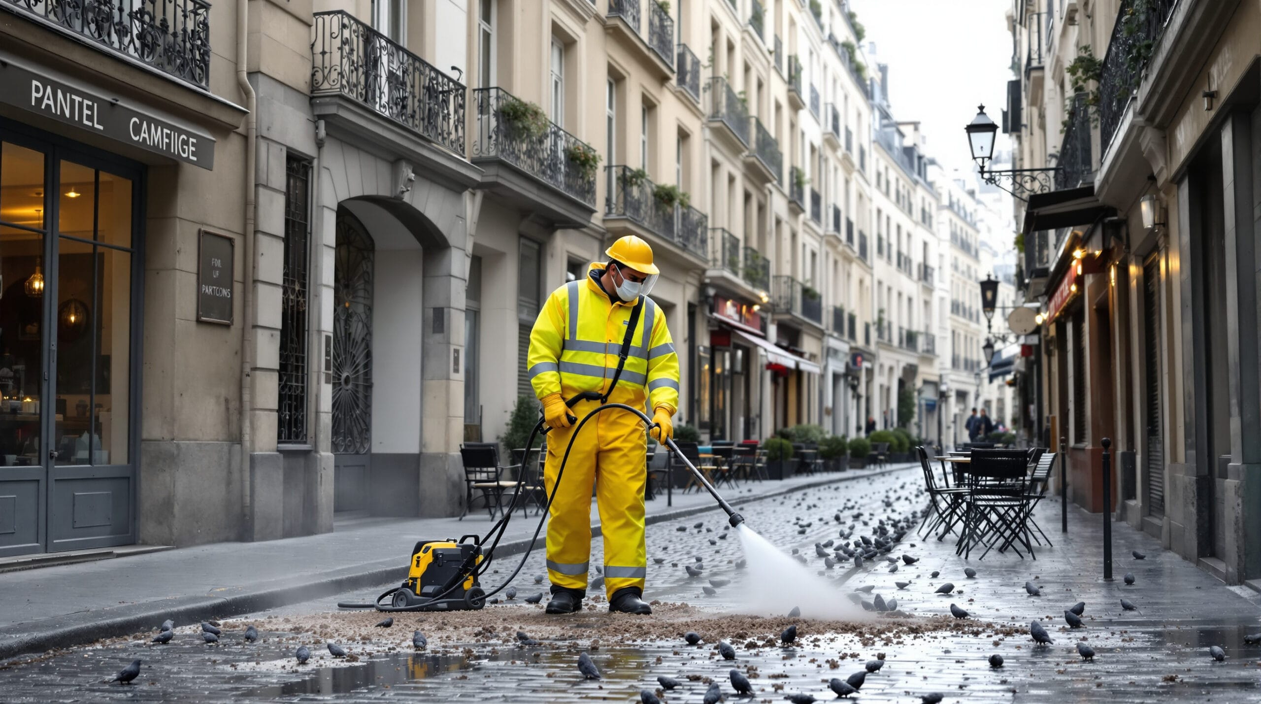service professionnel de nettoyage des fientes de pigeons à paris 11e, intervention rapide et efficace pour un environnement propre et sain.