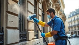 service professionnel de nettoyage des fientes de pigeons à paris 9e pour préserver la propreté et l'image de votre bâtiment grâce à un entretien régulier et efficace.
