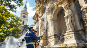 entreprise spécialisée en dépigeonnage pour monuments historiques, offrant des interventions adaptées, efficaces et conformes aux normes réglementaires pour la préservation du patrimoine.