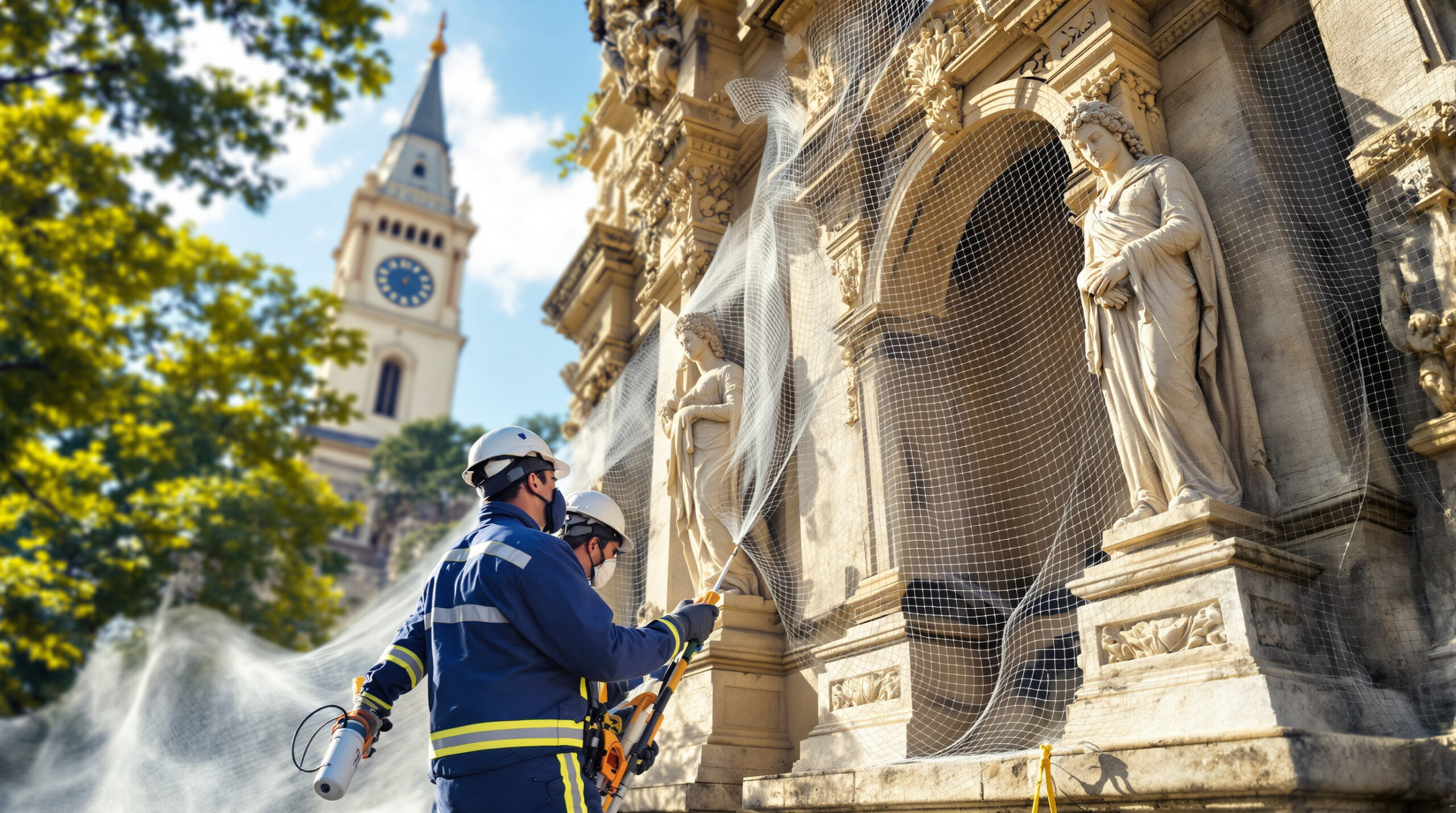 Entreprise de dépigeonnage pour monuments historiques : interventions adaptées et réglementées