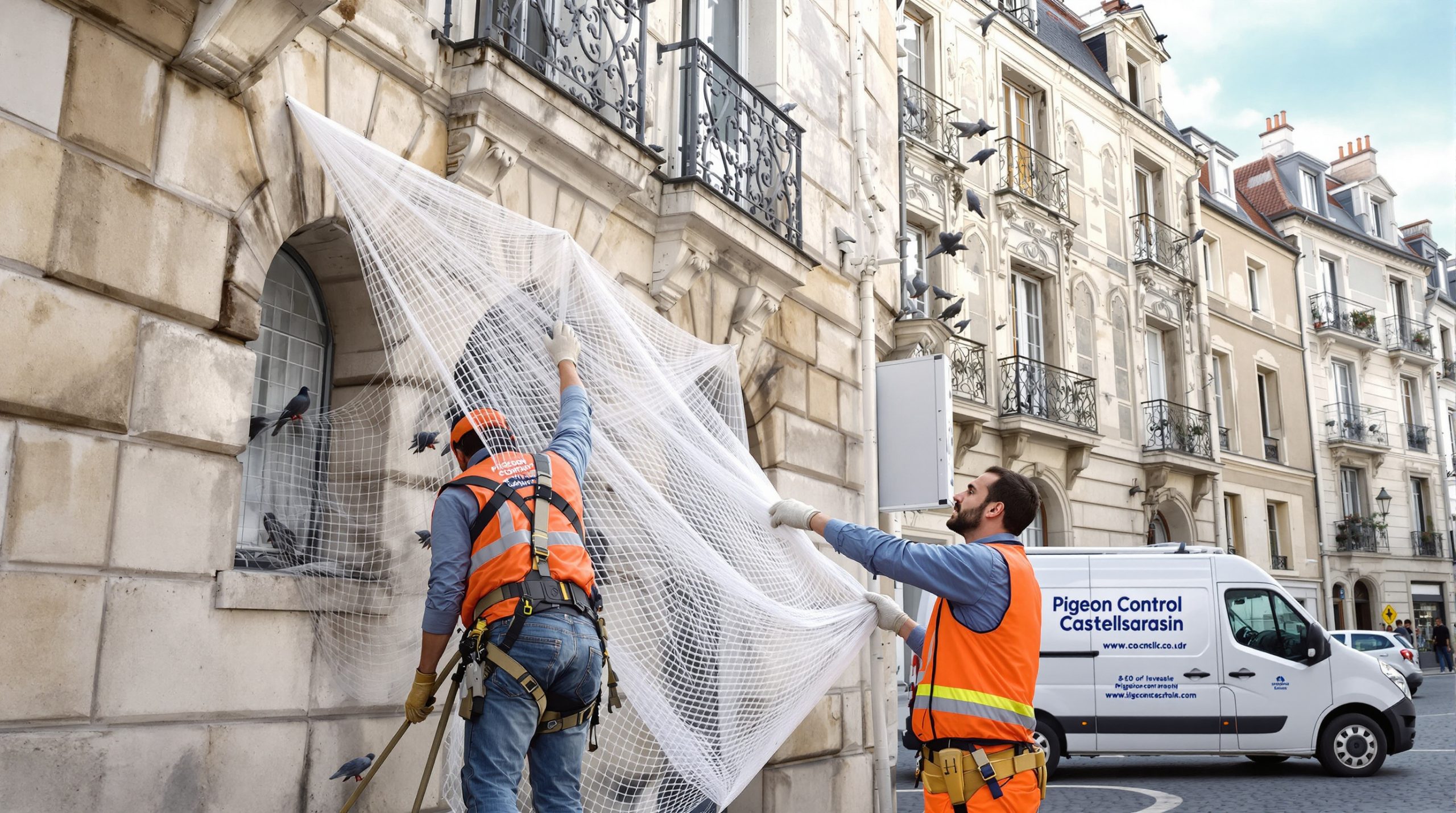 entreprise spécialisée en dépigeonnage à castelsarrasin (82100) offrant des solutions efficaces de nettoyage. découvrez nos tarifs compétitifs et services professionnels pour éliminer les pigeons en toute sécurité.