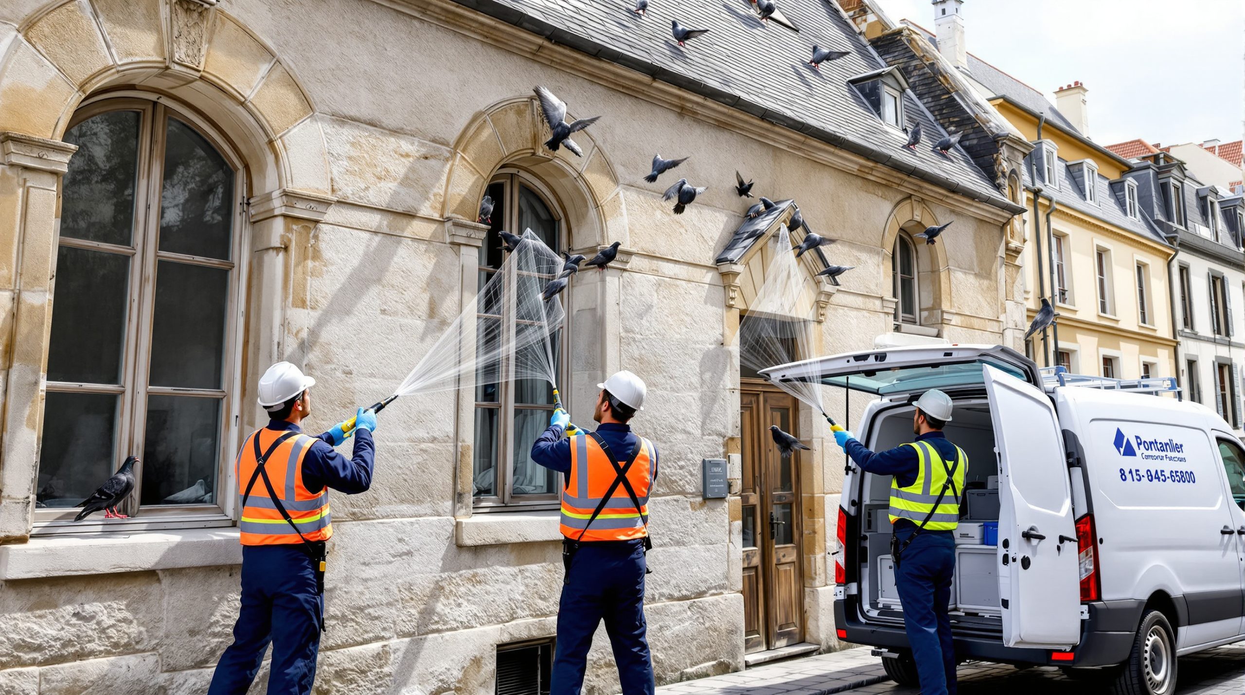 entreprise de dépigeonnage à pontarlier (25300) proposant des solutions efficaces de nettoyage avec des tarifs compétitifs. contactez notre société pour un devis personnalisé et des services professionnels.